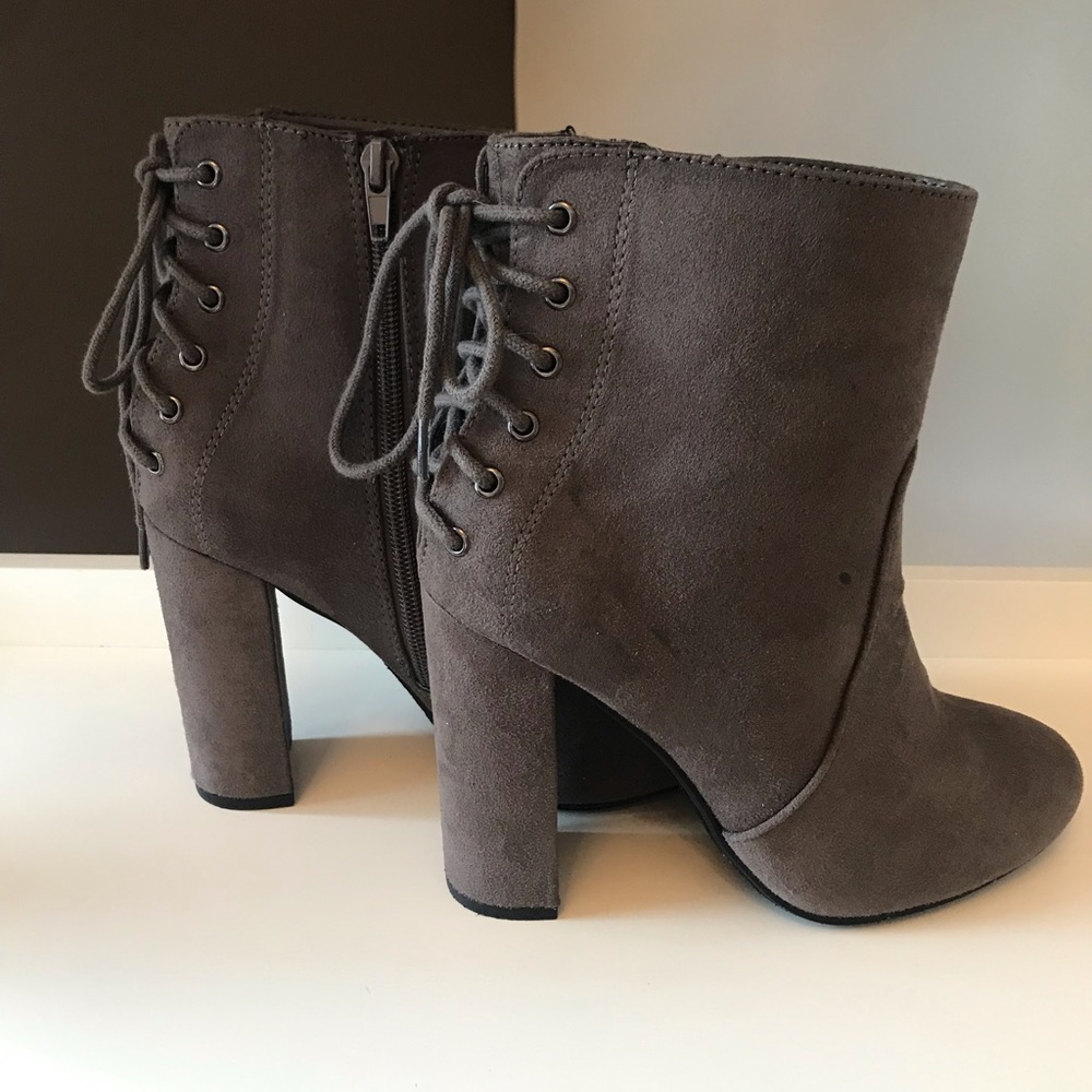 Taupe 4 inch booties